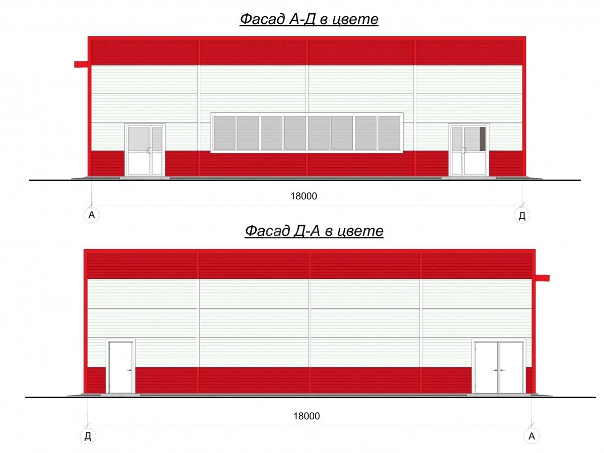 3D визуализация Магазин из сэндвич-панелей - фото 7