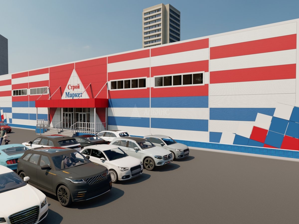 3D визуализация Магазин из сэндвич-панелей - фото 2