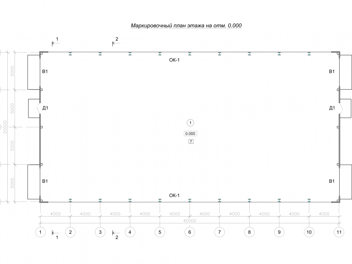 Планировка СТО из сэндвич-панелей -  фото 1
